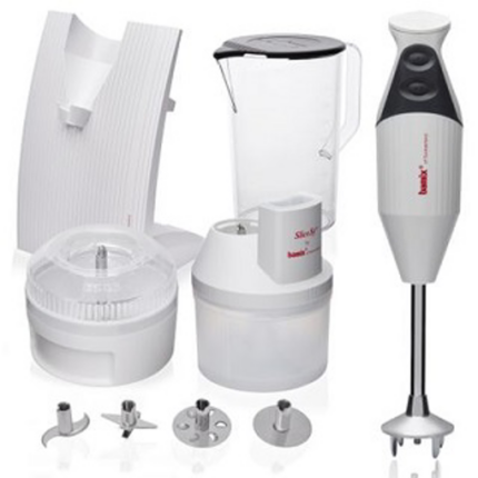 All-Purpose Hand Immersion Blender Wand Mixer by BAMIX M-122 2 Speed Swiss  Made