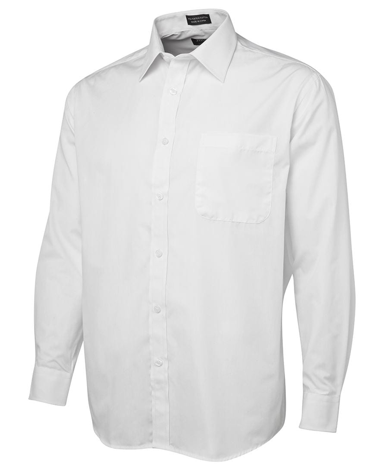 Ladies Shirt Long Sleeve White Poplin – Chef Shop